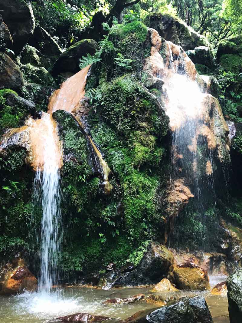 Cascade d'eau chaude de Caldeira Velha - Sao Miguel 
