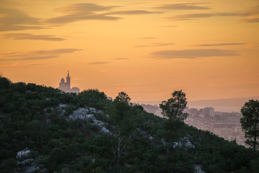 View from Parc des Bruyères on Marseille